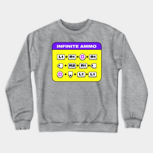 Cheat Code PS2 vintage Video games Retro gaming Crewneck Sweatshirt by Tanguy44